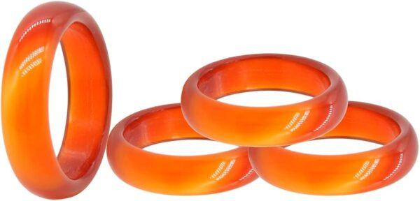 4Pcs Carnelian Ring